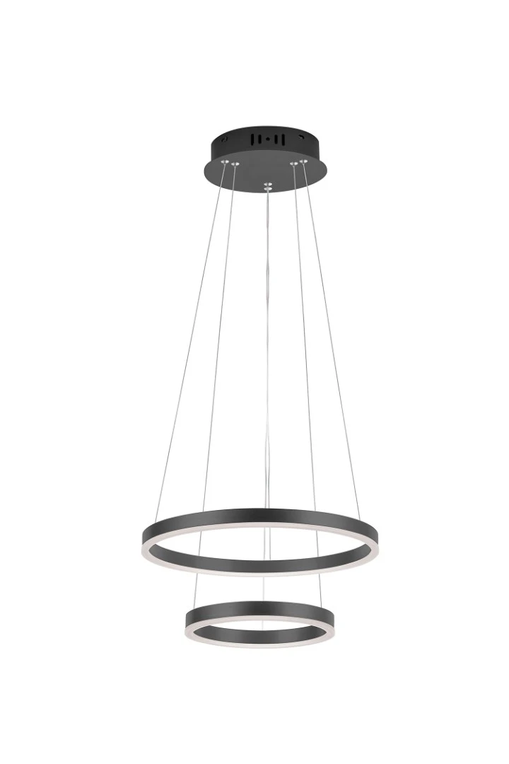 Люстра Orblaze 2 rings 400 black