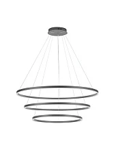 Люстра Orblaze 3 rings 600 black в интернет-магазине