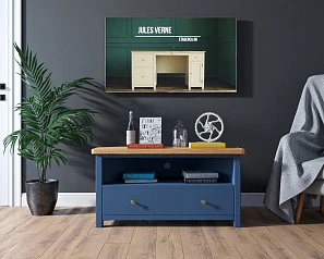 заказать стильные Комод под TV "Jules Verne" угловой арт JV24ETGB