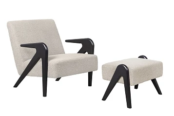 заказать Кресло с пуфом Arrow BL V5