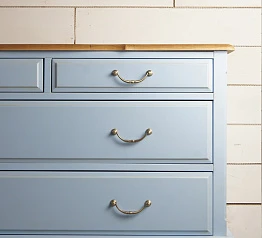 купить стильные Комод «Leontina Blue» на 4 ящика арт ST9315B