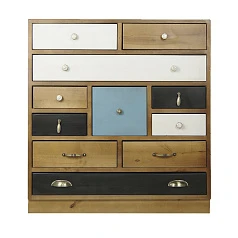 стильные Комод для белья «Aquarelle Birch» 10 ящиков арт RE-19ETG/4