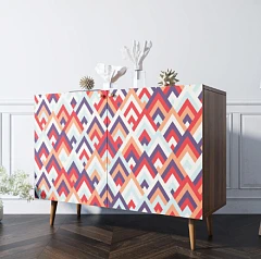 заказать стильные Комод "Berber" две дверки 2 принт арт BB04/Print_02