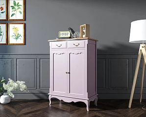 купить Комод «Leontina Lavanda» на 2 ящика 2 дверки арт ST9329RL в интернет-магазине