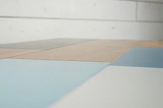 красивые Стол "Aquarelle Birch" светлый арт RE-21ETG/2 на заказ