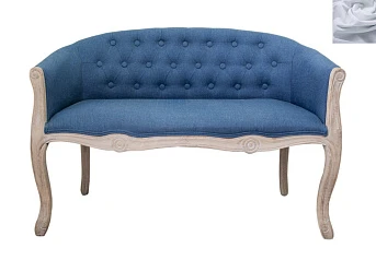 заказать Диван французский стиль Kandy Double Blue светло серый