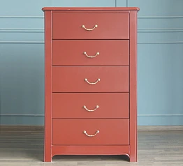 Комод "Olivia individual" на пять ящиков арт 3005R в интерьере