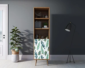 Стеллаж с ящиками "Berber" принт 44 арт BB45/Print_44 в интернет-магазине