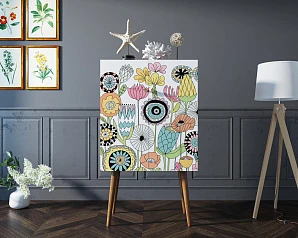 стильные Комод на высоких ножках "Berber"  арт BB09/Print_03