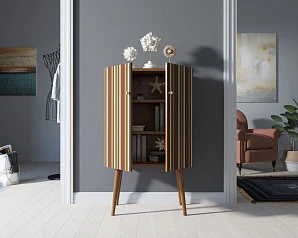 красивые Комод на высоких ножках "Berber" 20 принт арт BB09/Print_20 на заказ