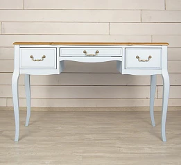 фото Стол письменный "Leontina Blue" арт ST9347B в интерьере