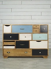 заказать Комод «Aquarelle Birch» 14 ящиков арт RE-13ETG/4 в интернет-магазине