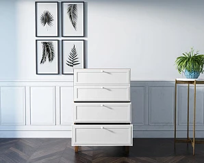 купить стильные Комод "Andersen" вертикальный арт AN07WH