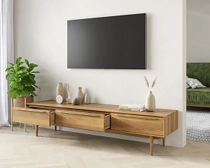 фото Консоль под TV "Bruni" с ящиками арт BR-21 в интерьере