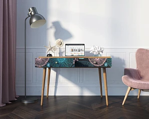 фото Стол рабочий "Berber" малый принт 32 арт BB32/Print_32