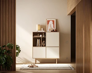 красивые Комод с дверками "Alice" арт ALC08