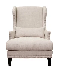 фото Мягкое полукресло с подлокотниками Agon Beige