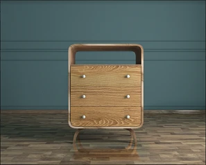 Высокий комод "Ellipse" с тремя ящиками арт EL04Y на заказ в интернет-магазине