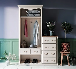 купить красивый Шкаф-прихожая Leontina с комодом арт ST9362 в интернет-магазине