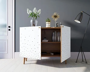 красивые Комод "Berber" две дверки 15 принт арт BB04/Print_15 на заказ