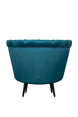 Кресло ракушка Pearl Marine на черных ножках