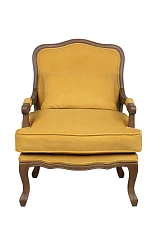 заказать стильное Мягкое полукресло с подлокотниками Nitro Yellow