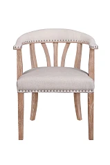 стильные Мягкий стул с подлокотниками Tanner Beige