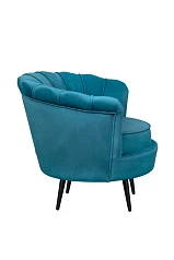 Кресло ракушка Pearl Marine на черных ножках в интернет-магазине