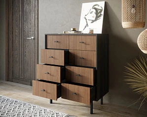 стильный Комод на восемь ящиков "Emerson" арт EM20 на заказ
