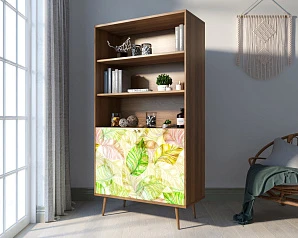 купить стильные Стеллаж с дверками "Berber" принт 29 арт BB26/Print_29 в интернет-магазине