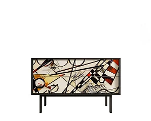 купить стильный Комод с четырьмя ящиками "Emerson" by Kandinsky арт EM05/Print_01