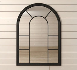 Зеркало "Venezia" черное арт 201-20BLKETG