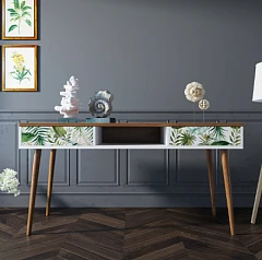 Стол рабочий "Berber" принт 4 арт BB18/Print_04 в интерьере