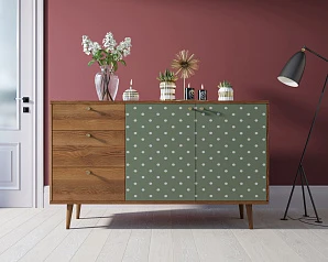 купить Комод "Berber" с двумя дверками и ящиками 12 принт арт BB05/Print_12