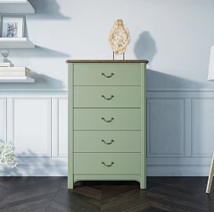 заказать Комод "Olivia" высокий на 5 ящиков арт GA3005