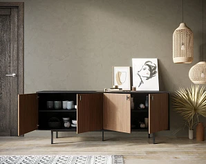 купить красивый Комод с четыремя дверками "Emerson" арт EM01