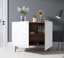 красивые Комод "Berber" две дверки 15 принт арт BB04/Print_15 на заказ