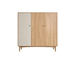 заказать стильные Шкаф трехстворчатый низкий Bubble Solid арт BBL13S