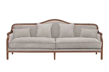 Диван с высокой спинкой Madesta Grey в интерьере