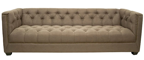 купить стильный Прямой трехместный диван Orchest цвет коричневый