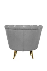 купить красивые Низкое кресло ракушка Pearl Grey V2 в интернет-магазине