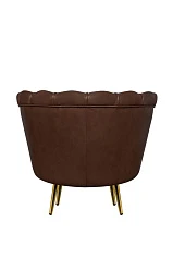 Низкое кресло ракушка Pearl Brown V2