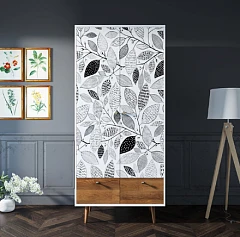 фото Шкаф двухстворчатый "Berber" принт 9 арт BB16/Print_09 в интерьере