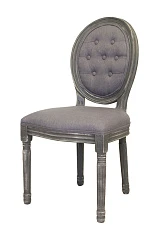 Дизайнерский обеденный стул модерн Volker Button Grey