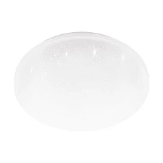 заказать 900363 Настенно-потолочный светильник FRANIA-S, LED 18W, 1850lm, IP44, H55, ?310, сталь, белый/пластик с эффектом кристаллов, белый в интернет-магазине