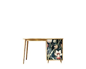 купить Стол рабочий "Berber" с одной тумбой арт BB31/Print_54