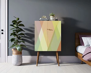 купить красивые Комод на высоких ножках "Berber" 16 принт арт BB09/Print_16