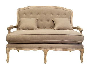 стильный Дизайнерский двухместный диван Yareli Brown на заказ