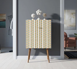 купить красивые Комод на высоких ножках "Berber" принт 23 арт BB09/Print_23 в интернет-магазине