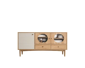 Комод "Bubble" с тремя дверками и двумя ящиками арт BBL03 в интерьере